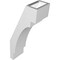 Ekena Millwork 3 1/2-in. W x 6-in. D x 14-in. H Merced Architectural Grade PVC Knee Brace BRCP035X06X14MRC - alternate 4